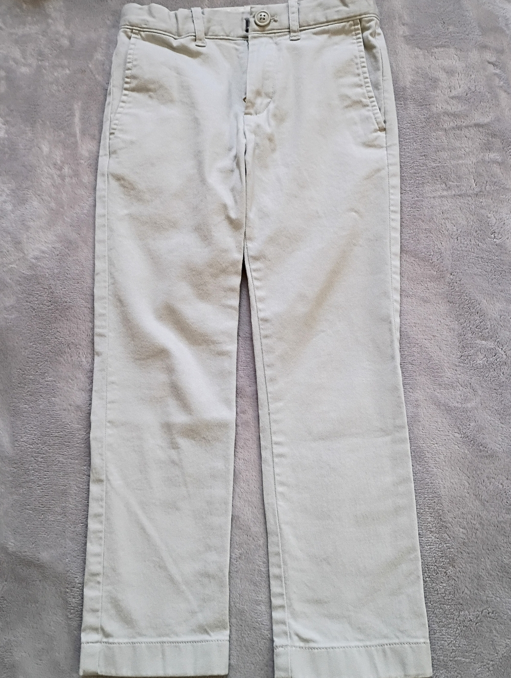 Boys Crewcuts Skinny Fit Twill Stone Pants 6